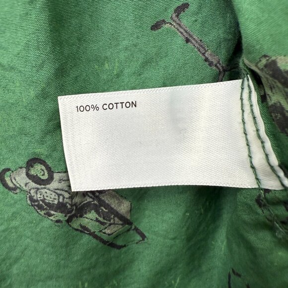 Duluth Trading Untucked Shirt Men 2XLT Green Lawnmower Graphic Short Sleeve - Picture 7 of 13